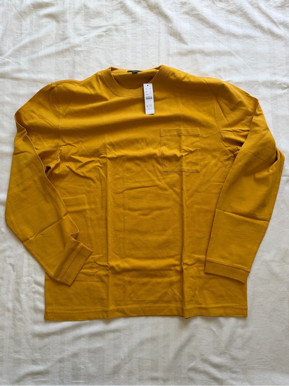 J. Crew Men's Long-Sleeve Pocket Tee Heritage Jersey